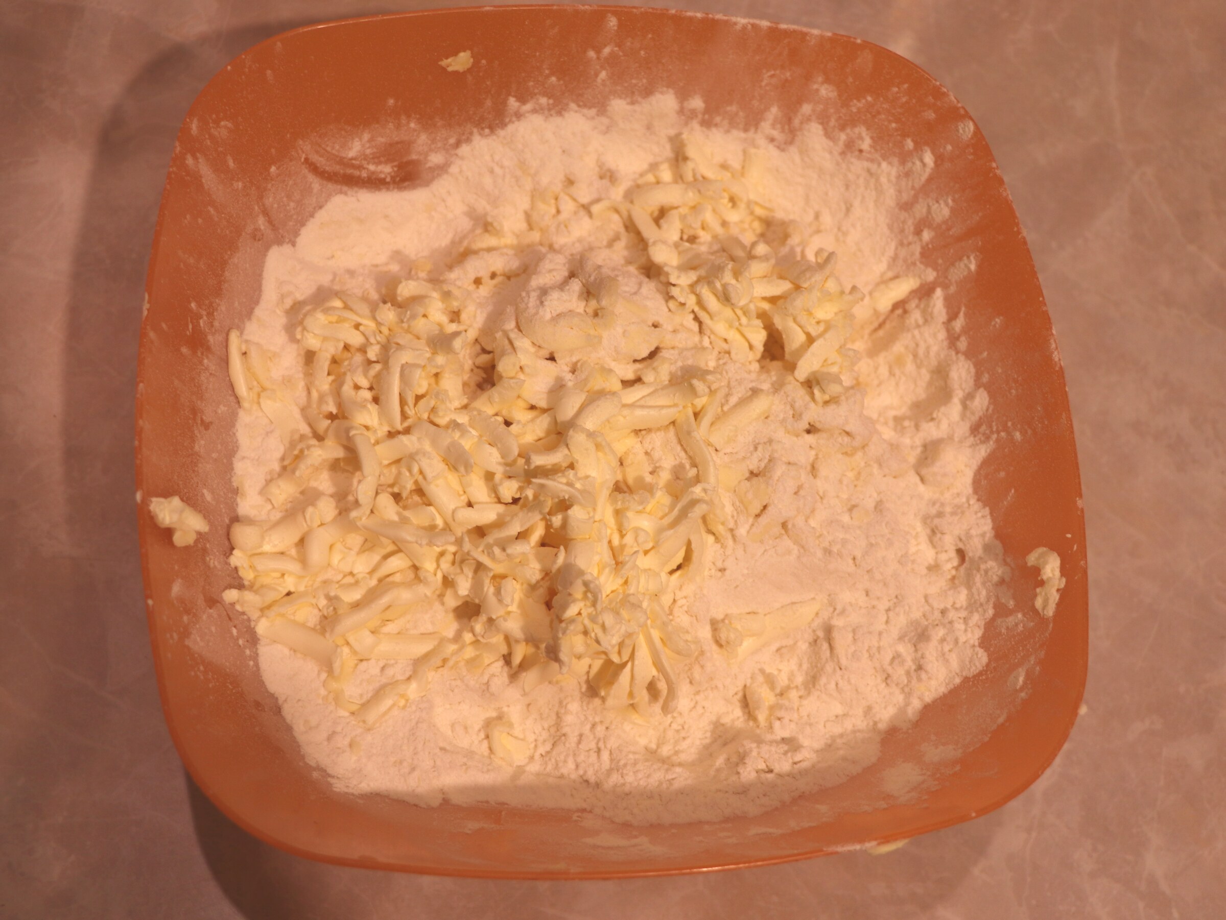 Step 1. To prepare the Napoleon dough, all ingredients must be chilled. A Napoleon cake you’ll finish the same day