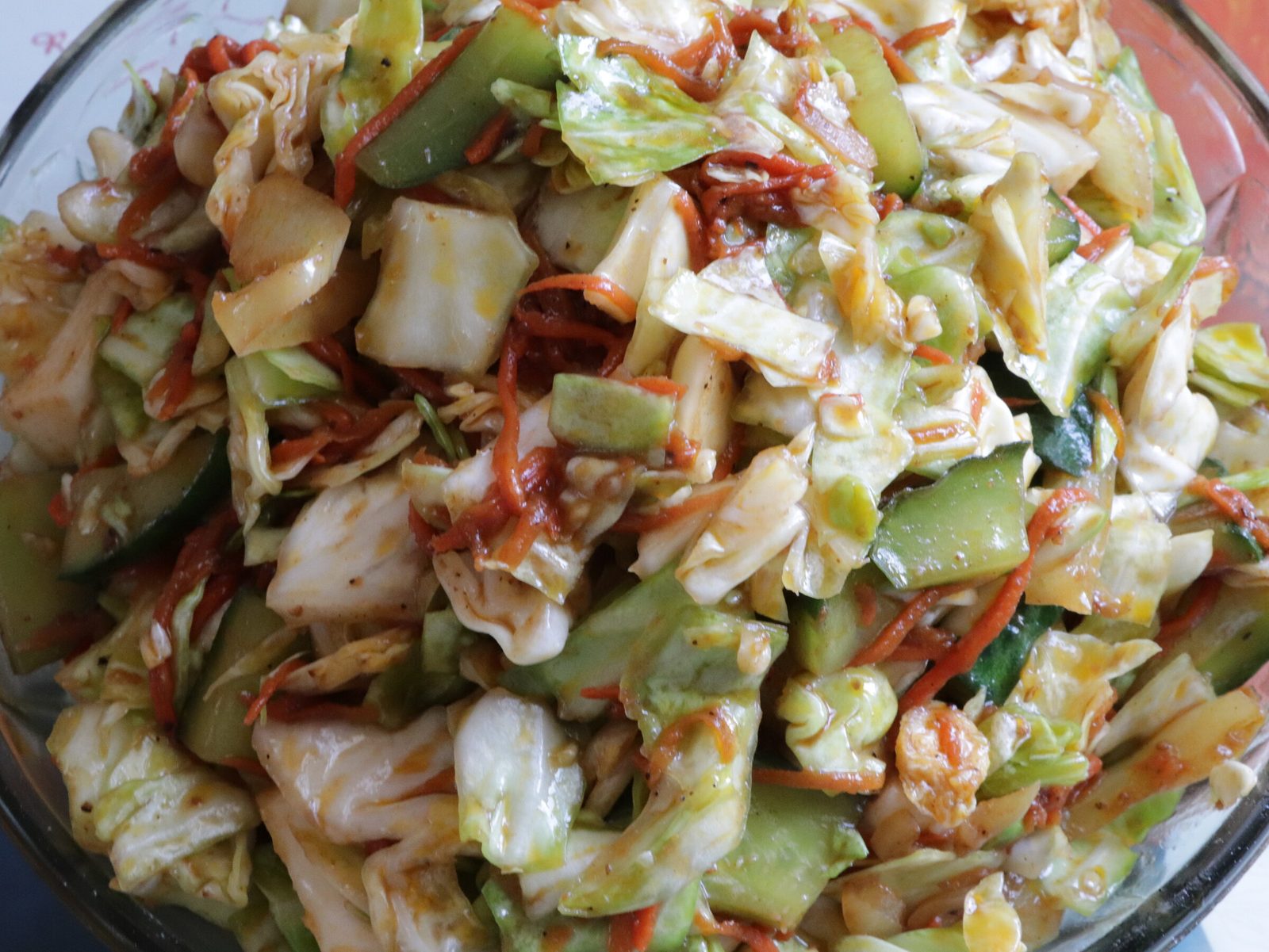 Asian-style cabbage salad