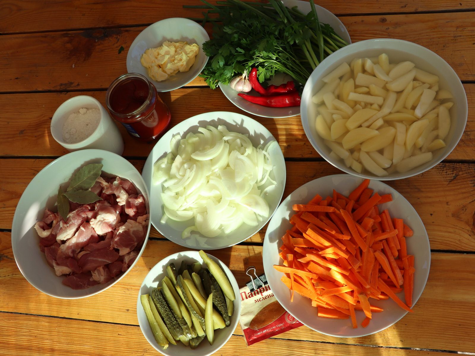 Step 1. While the weather is pampering us with clear days, it’s time to cook a. Azu in a kazan