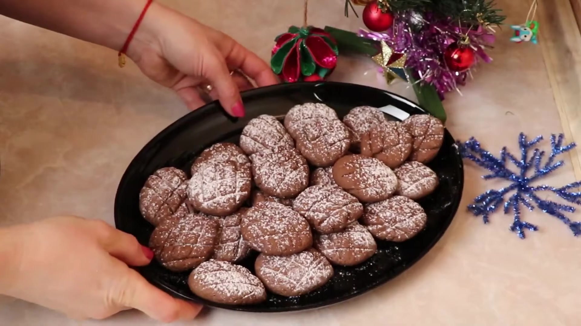 Christmas biscuits SNOW CONES
