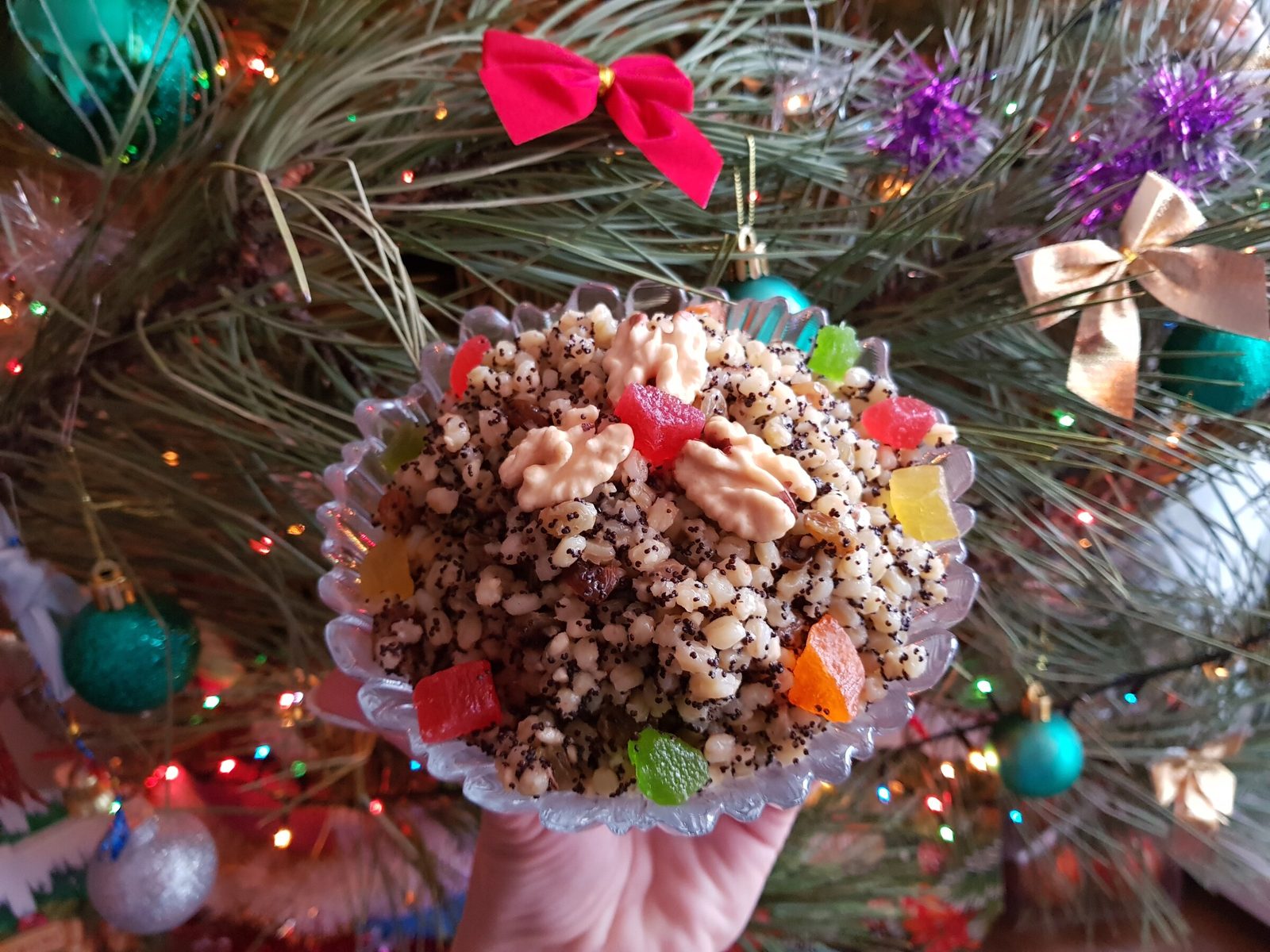 Christmas kutia from wheat