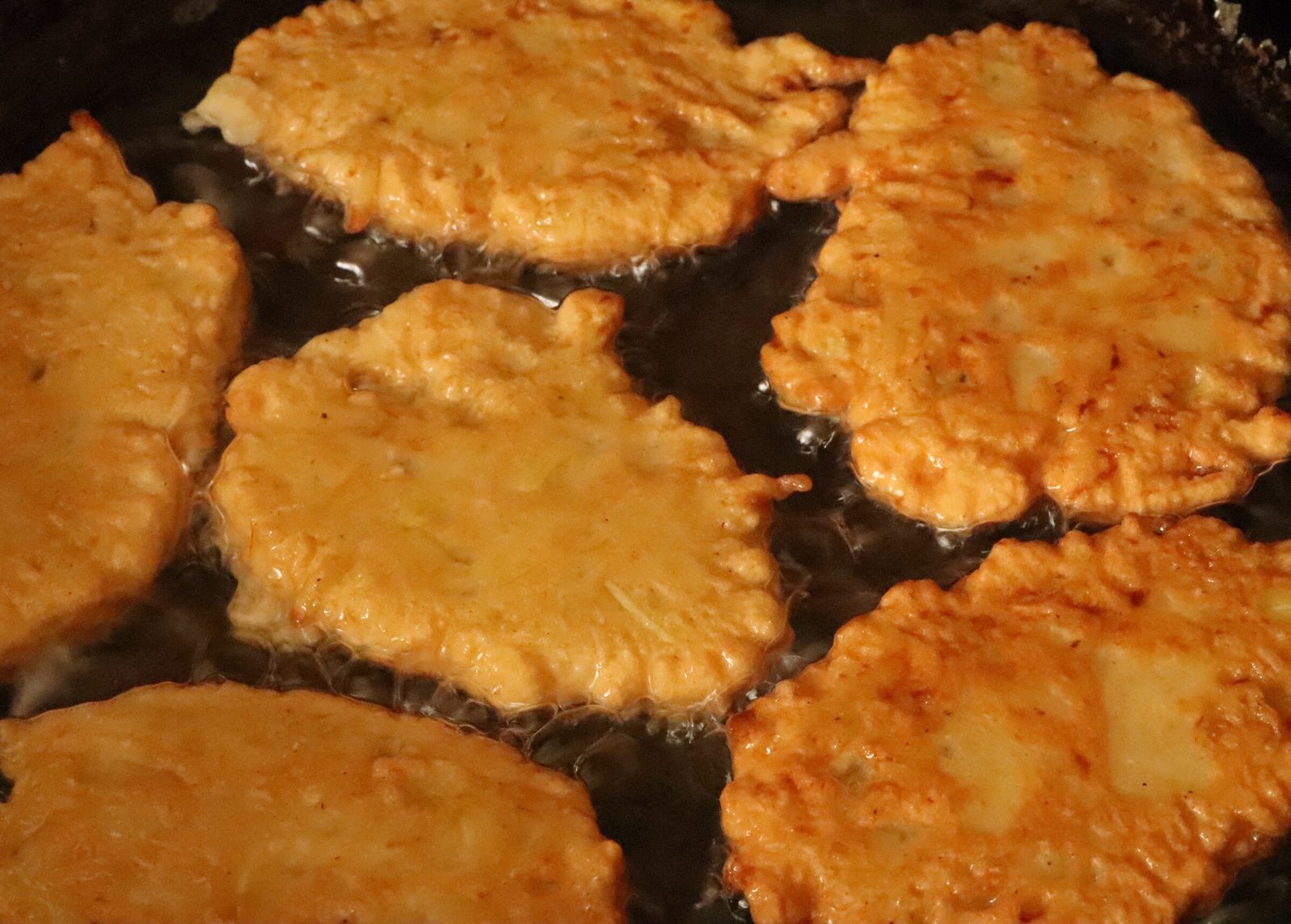 Step 3. Place the pancakes with a spoon into a heated frying pan and fry over medium. Courgette (or marrow) pancakes for the