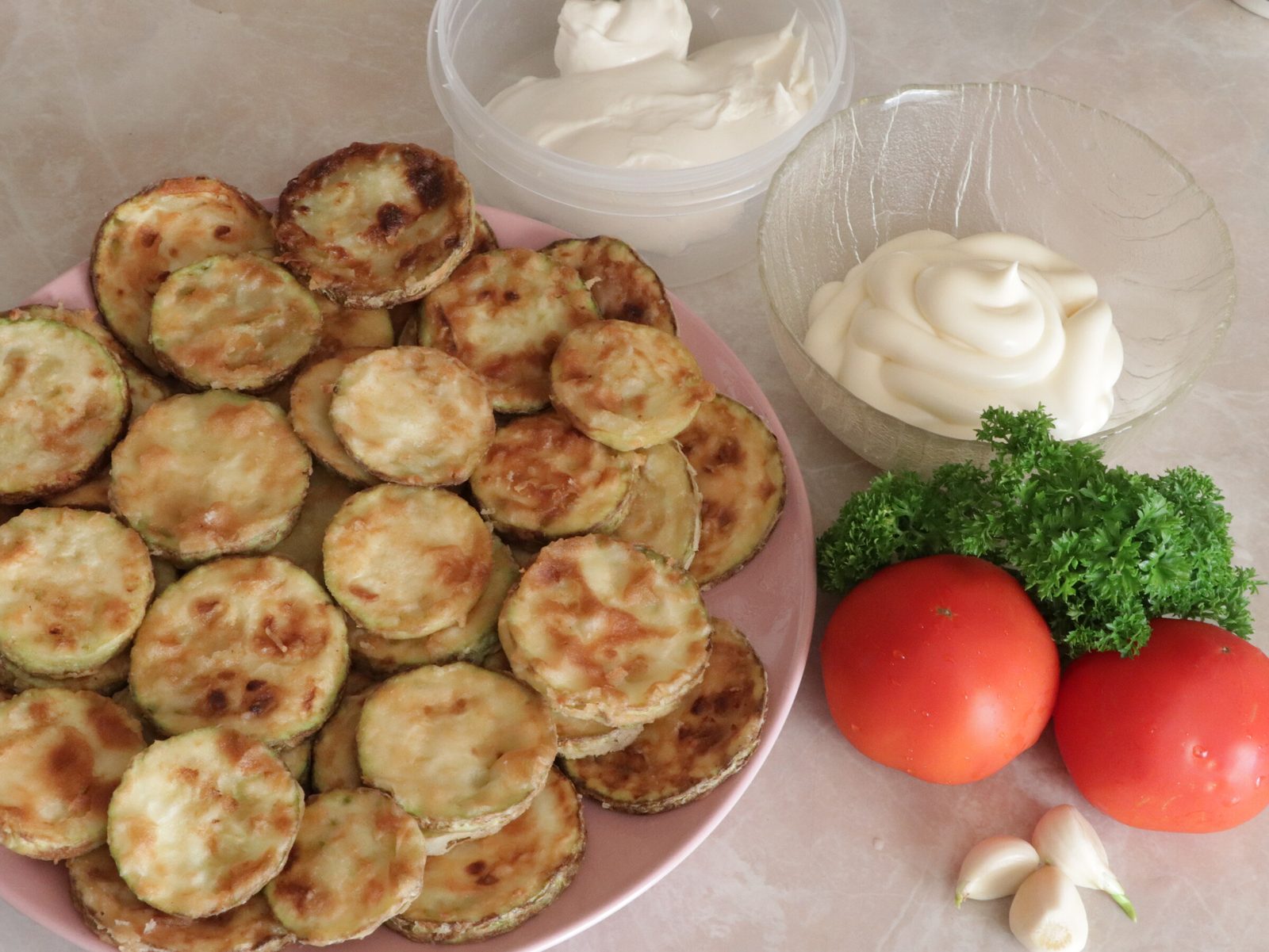 Step 1. Summer is the season for fresh vegetables. Courgette starter