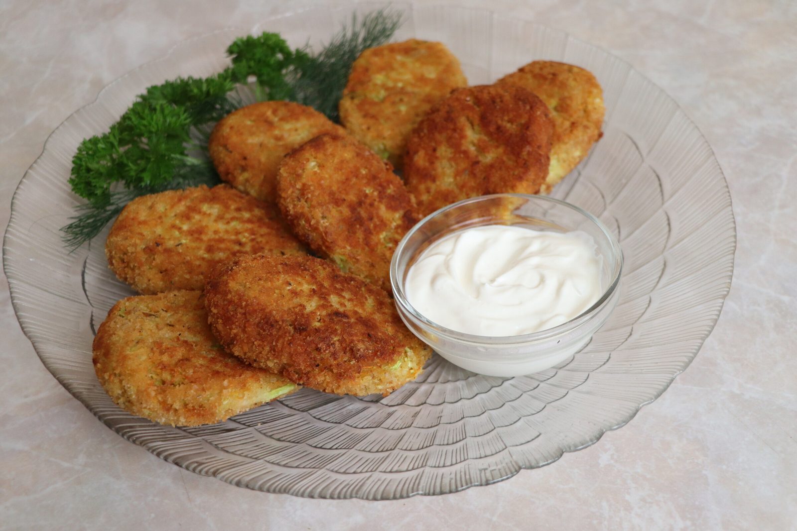 Courgette vegetable patties