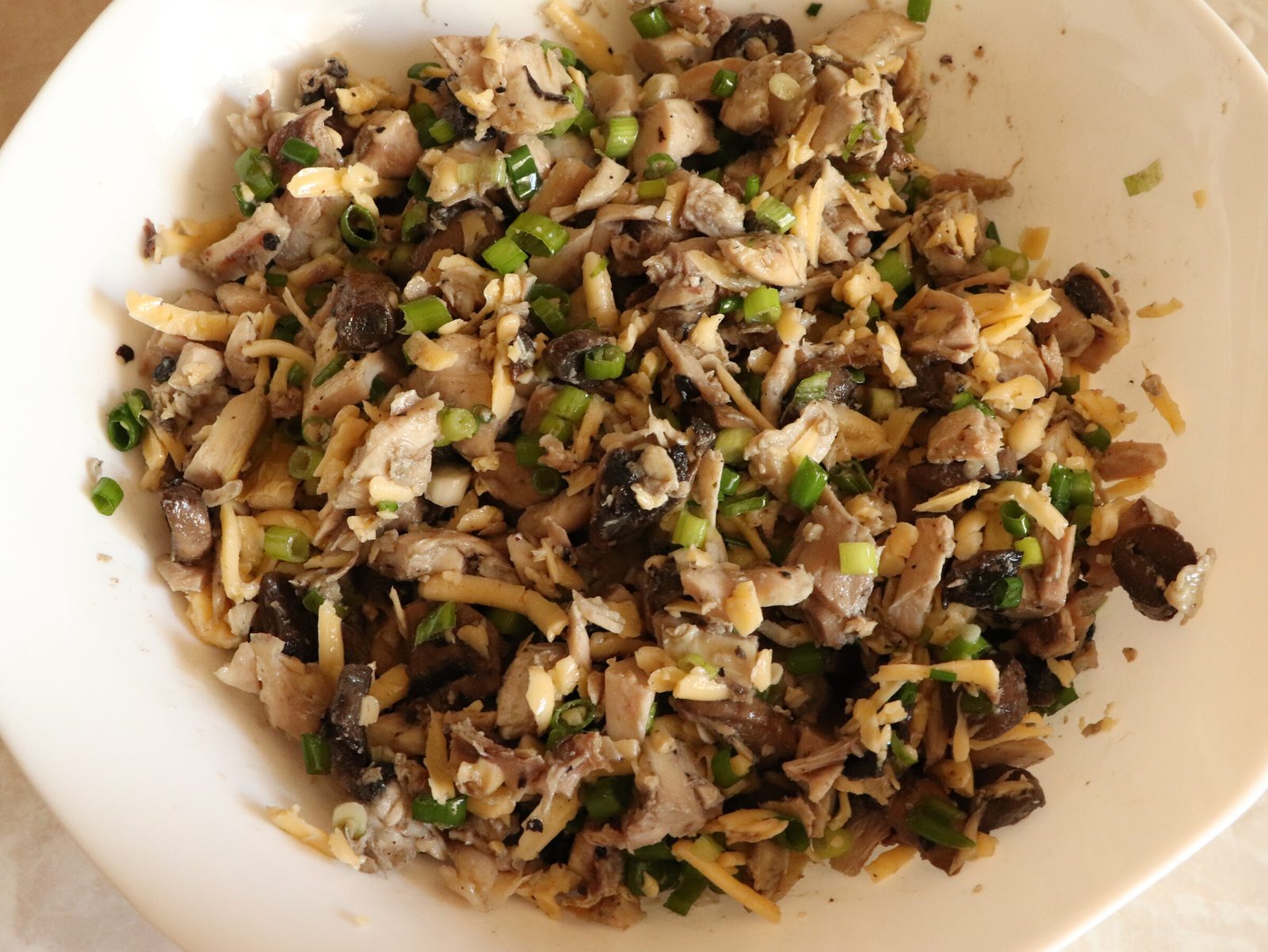 Step 2. Fill as you like. Egg roll in 15 minutes