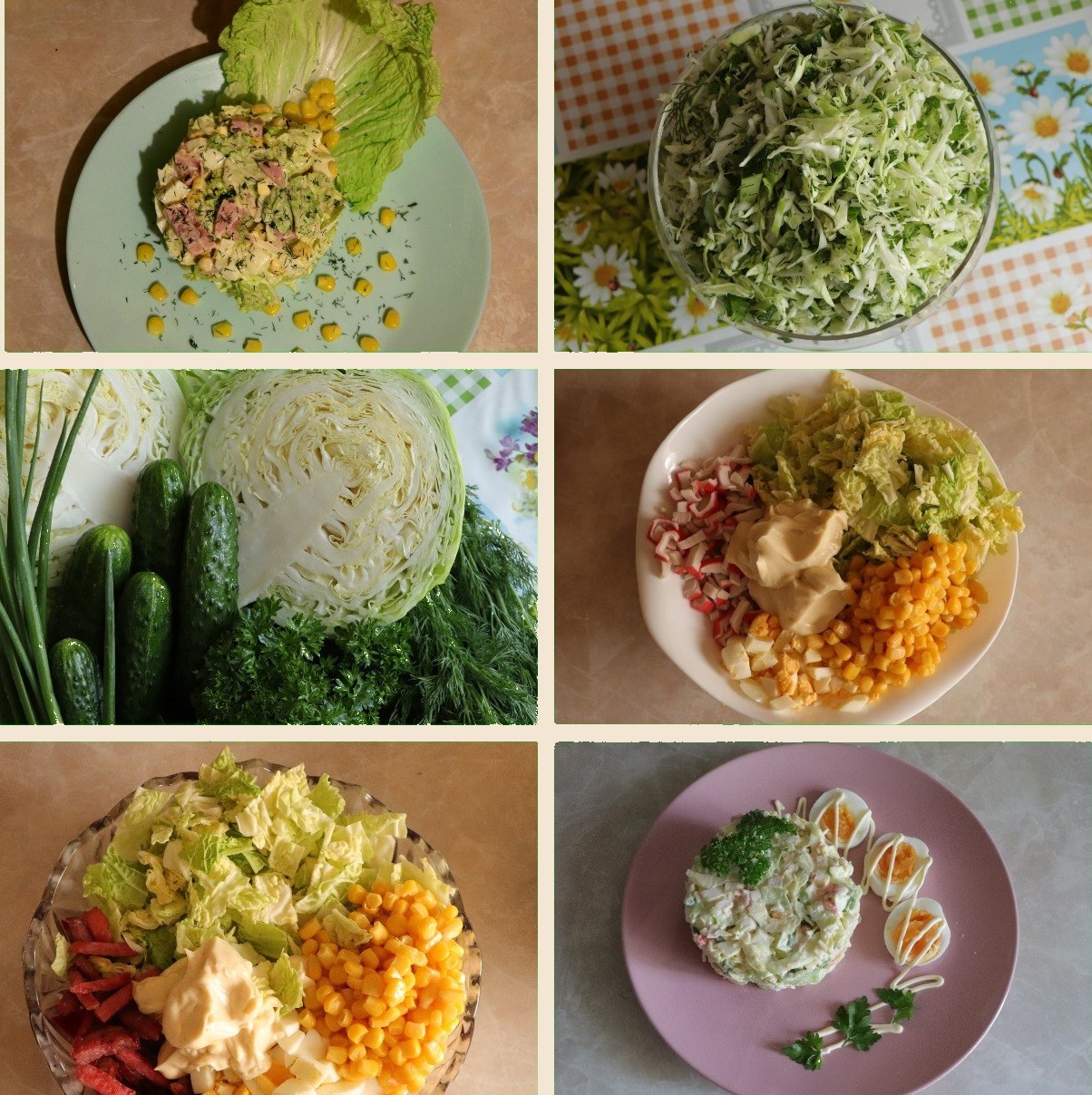 Five cabbage salads for any day