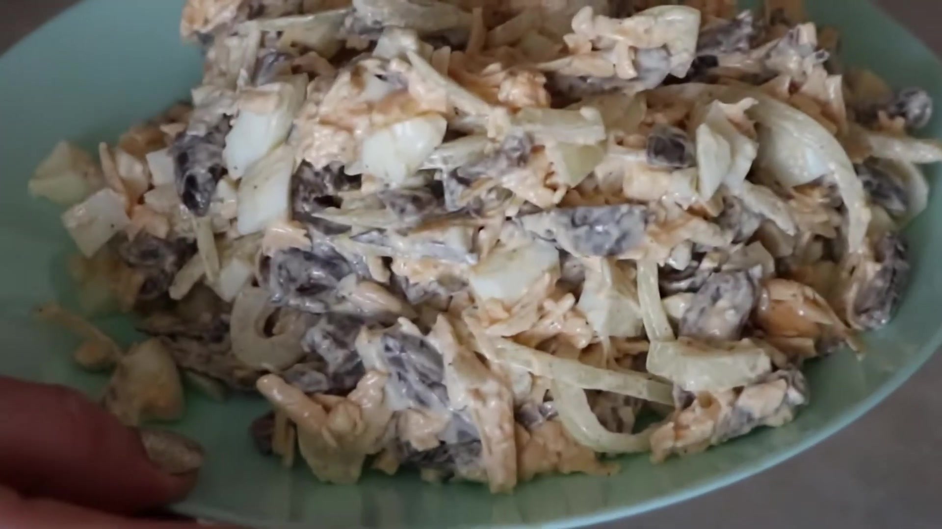Heartbreaker. Delicious chicken heart salad