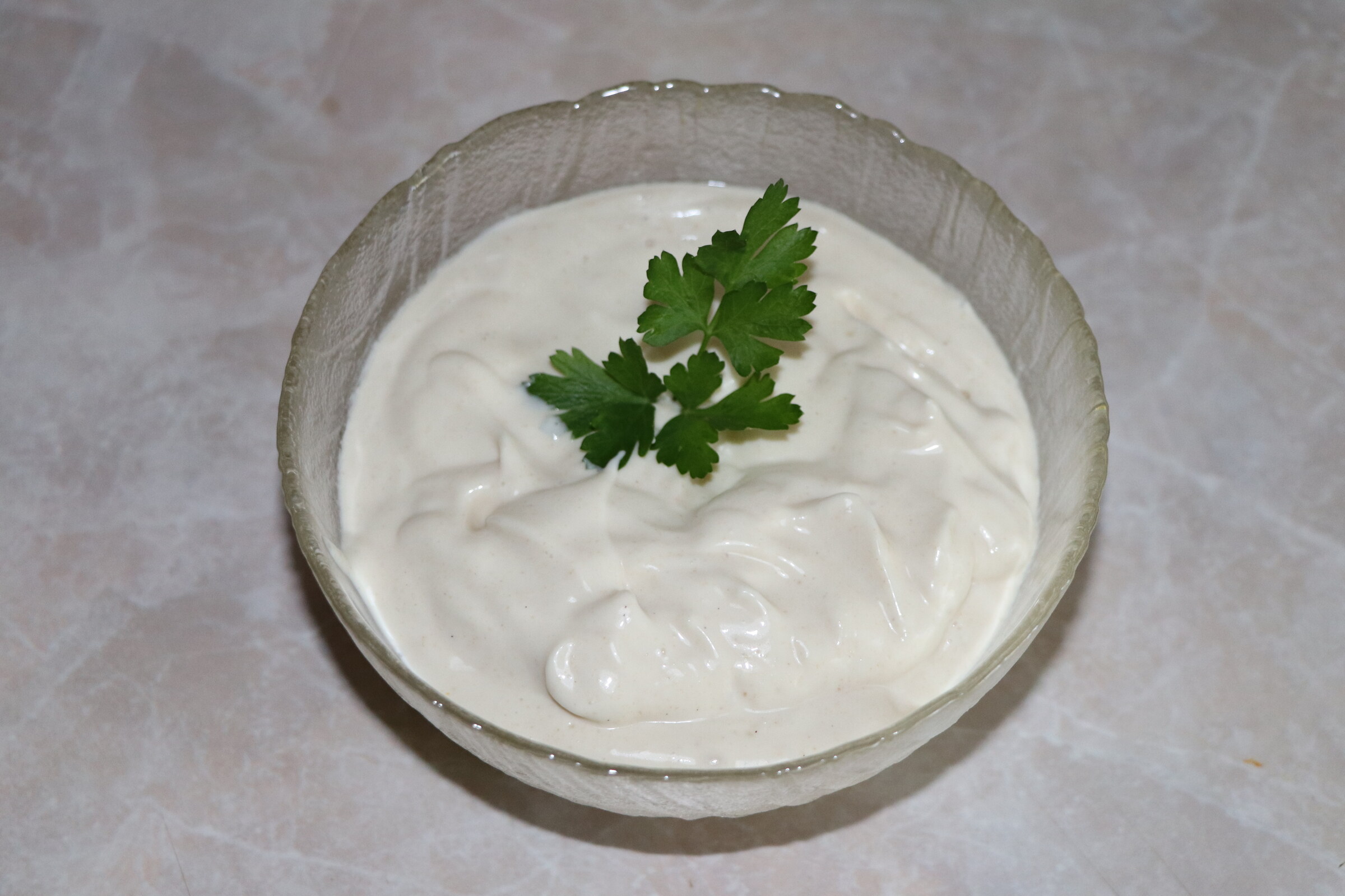 Homemade mayonnaise without eggs