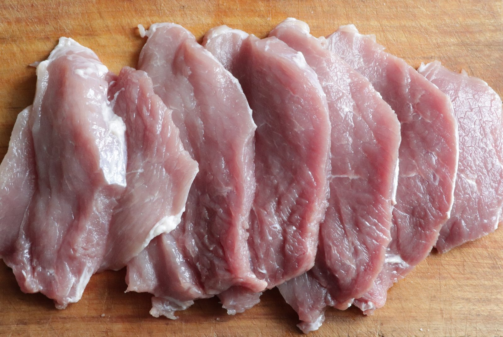 Step 1. Salt Pepper Eggs – 2 pcs. Juicy pork steaks