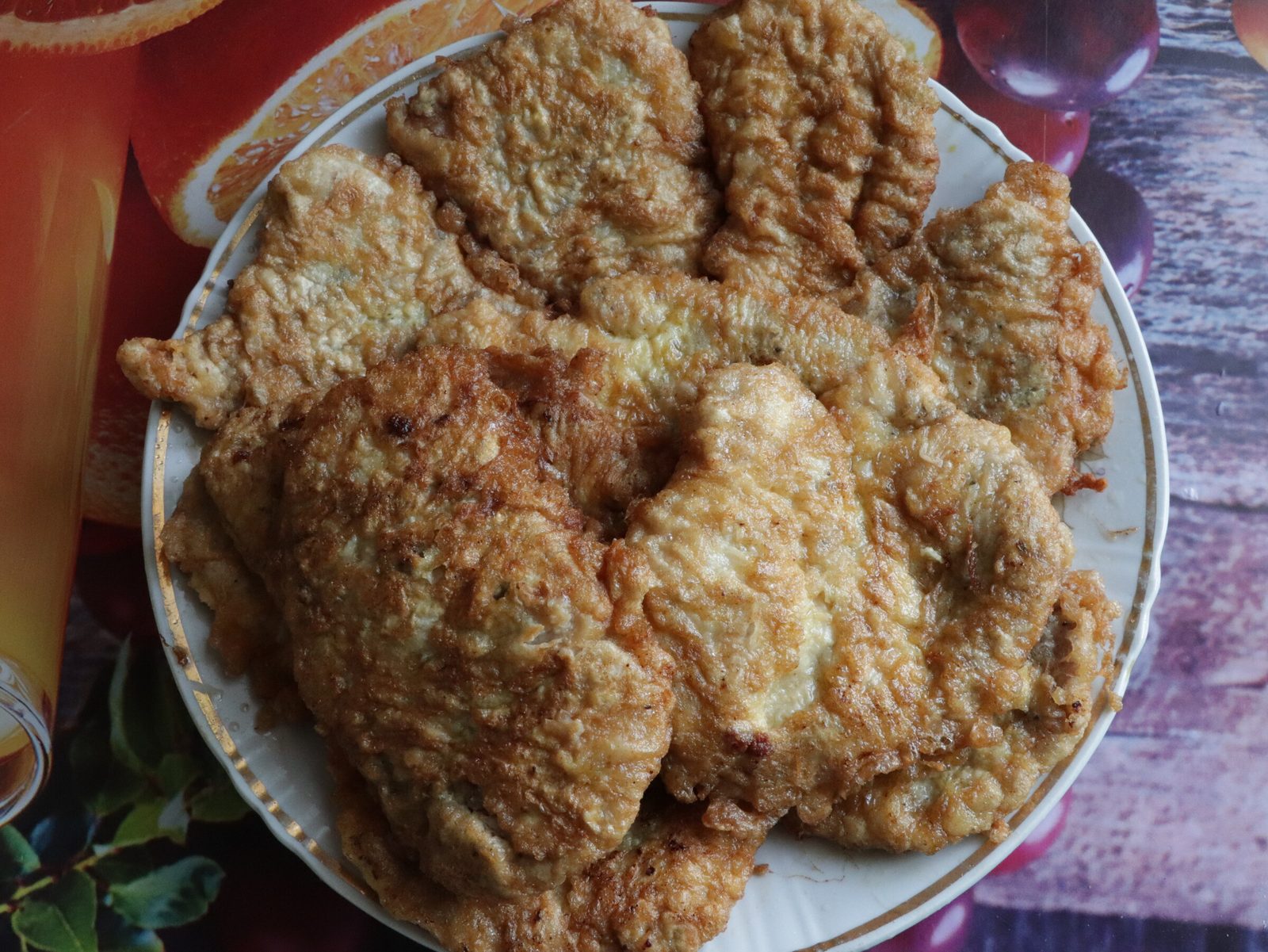 Step 6. Now the breading. Juicy pork steaks