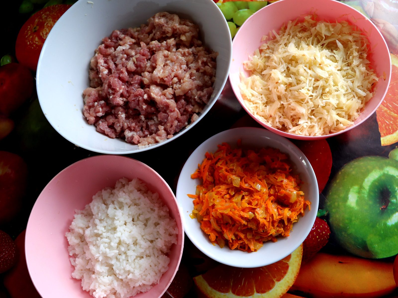 Step 2. Boil the rice until cooked, rinse and let all the liquid drain. Lazy stuffed cabbage — twice as quick