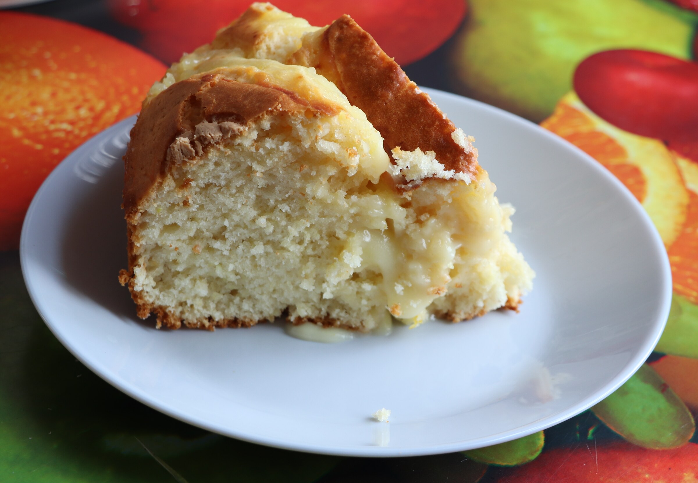 Lemon tart with crème pâtissière