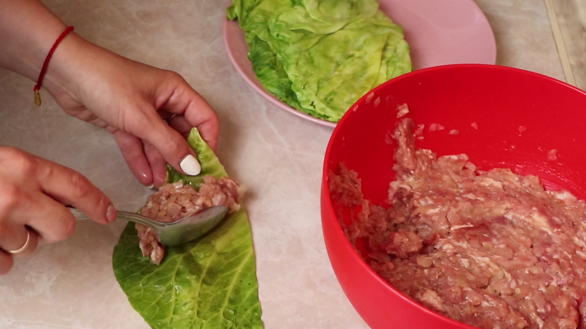 Step 5. Add spices: salt, sugar and bay leaf. Oven rissoles — no frying