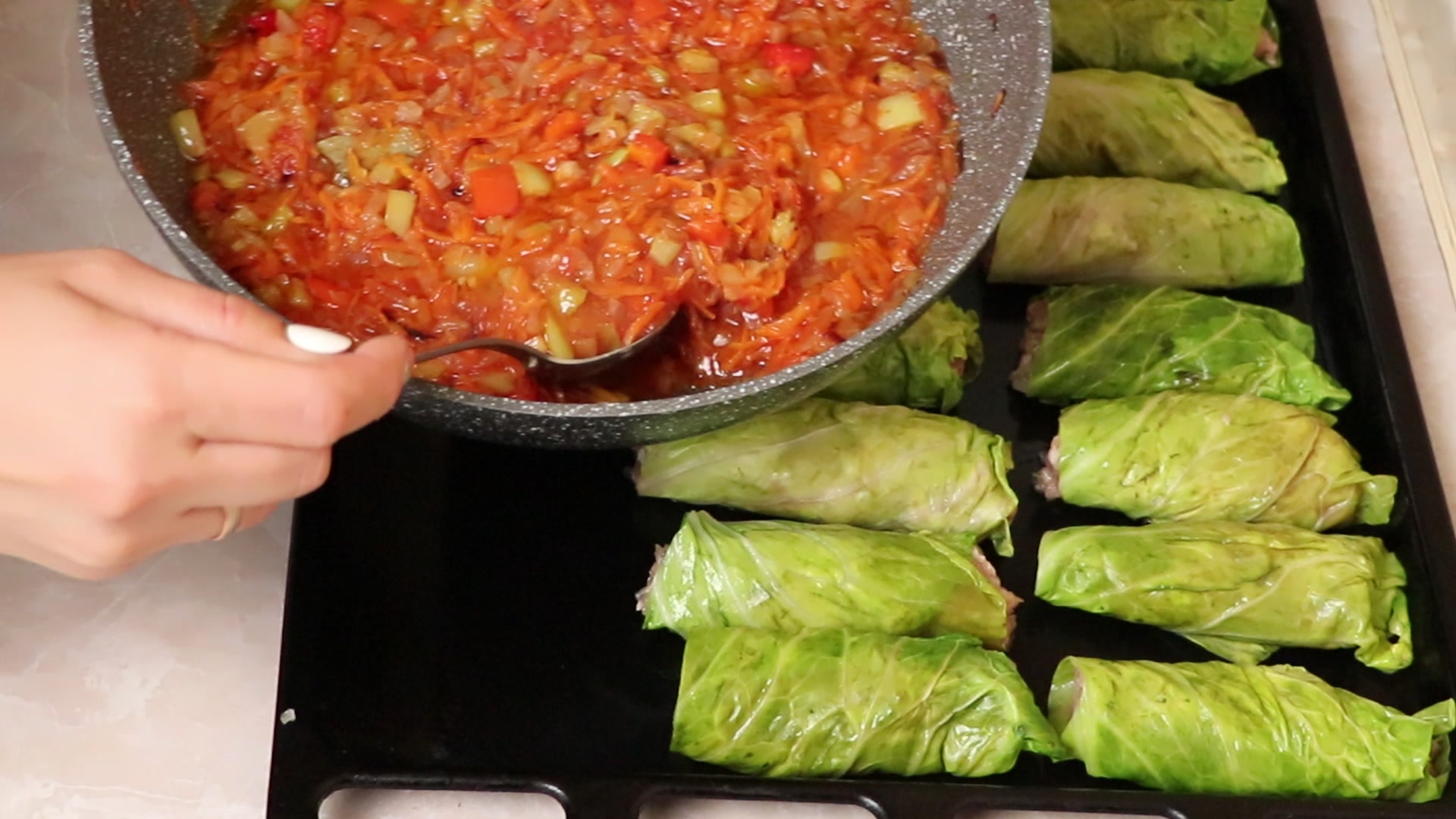 Step 6. I used minced pork, but you can use any other minced meat to suit your taste. Oven rissoles — no frying