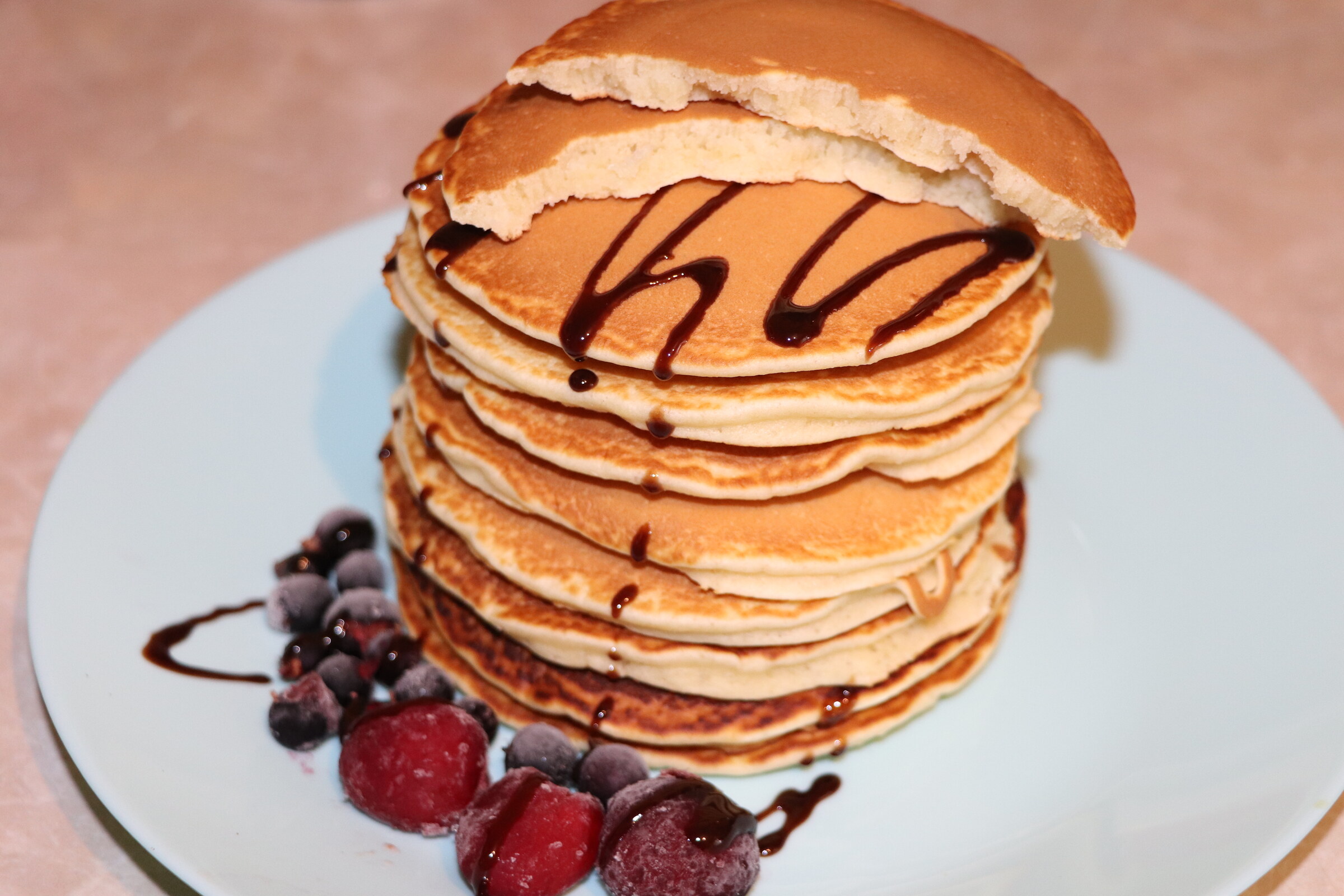 Step 1. There are many recipes for delicious pancakes. Pancakes (American-style)