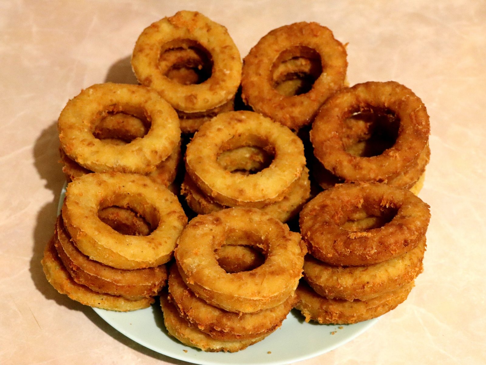 Potato and cheese doughnuts