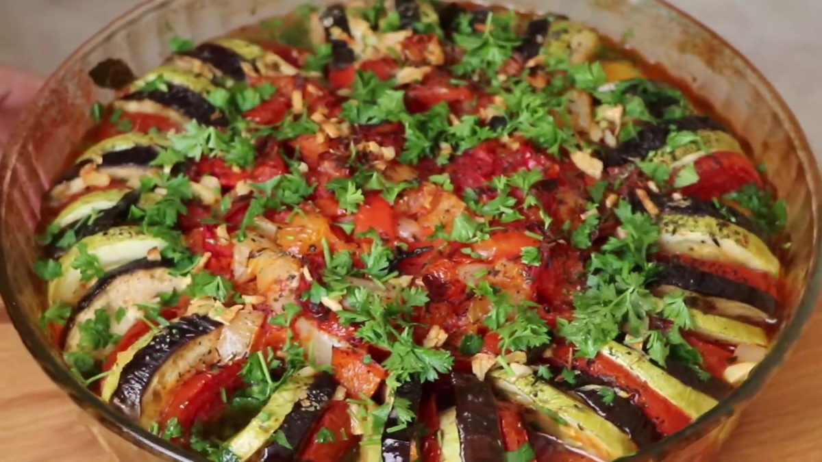 Ratatouille. Incredibly delicious vegetables in the oven!