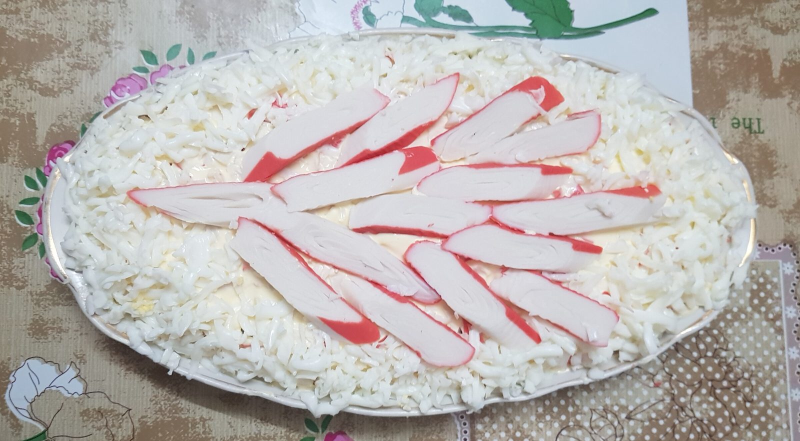 Seafood cocktail salad