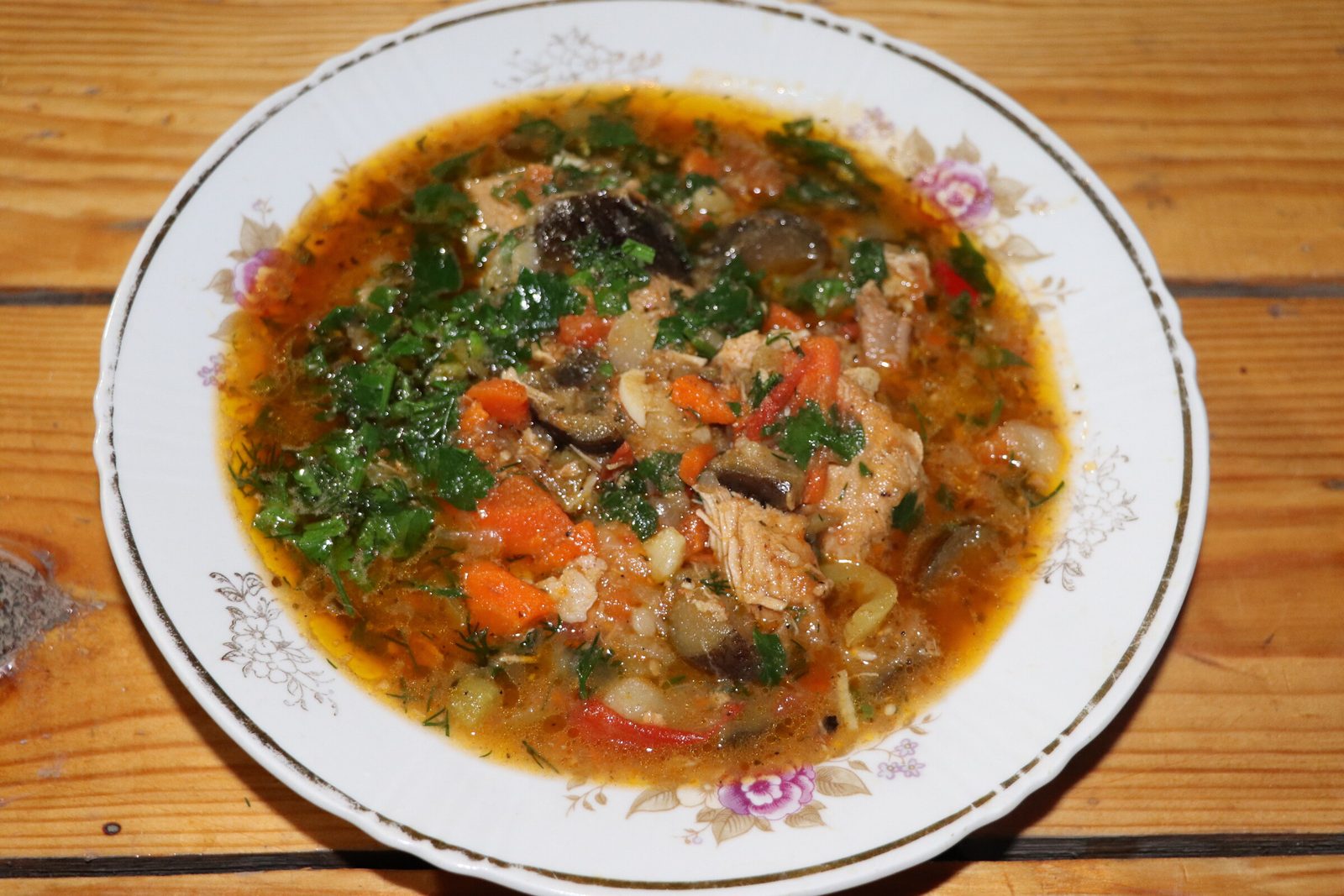 Shulum (hearty meat soup)