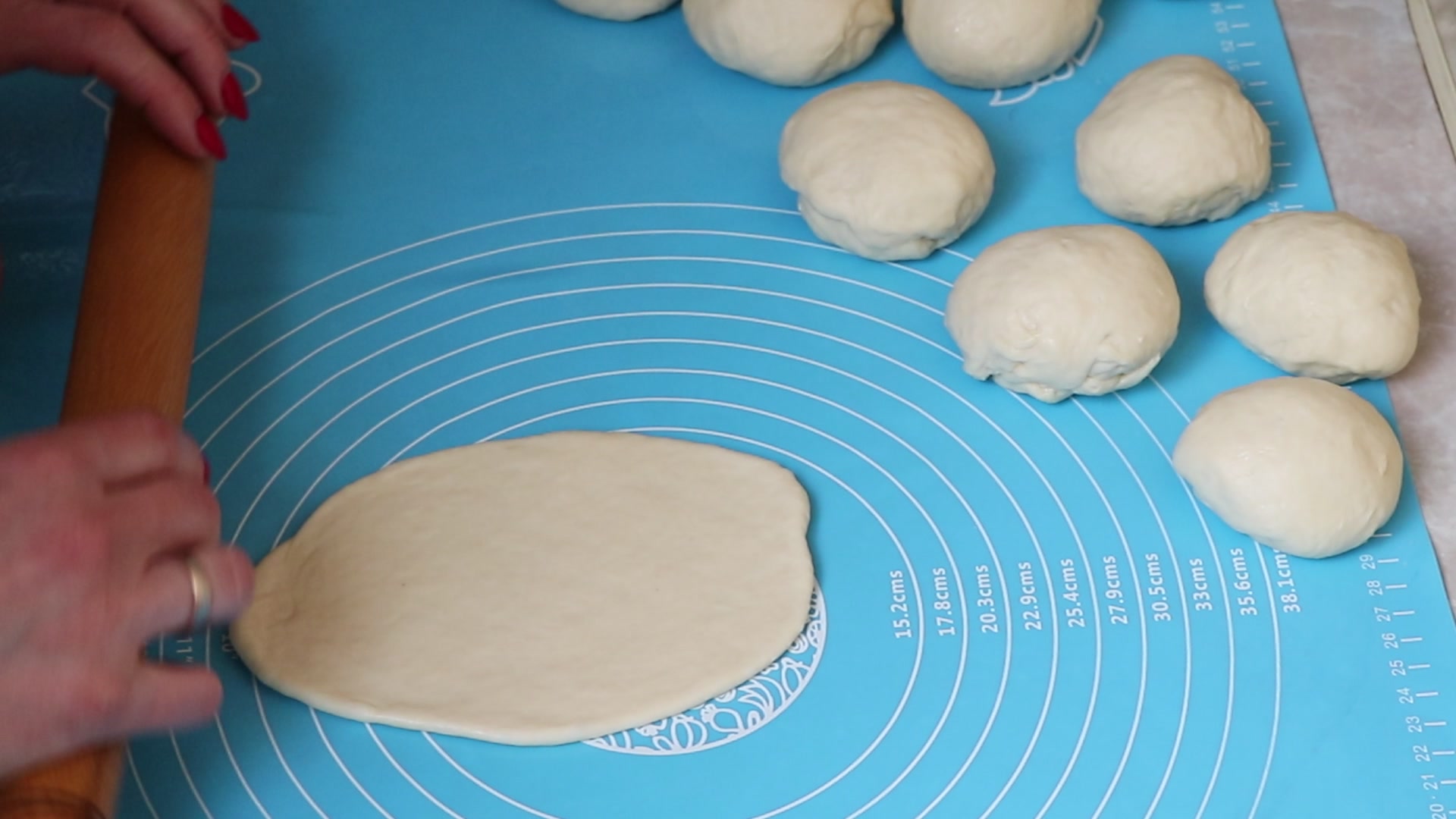 Step 5. Place the dough in a container and cover with cling film. Soft rolls for sandwiches