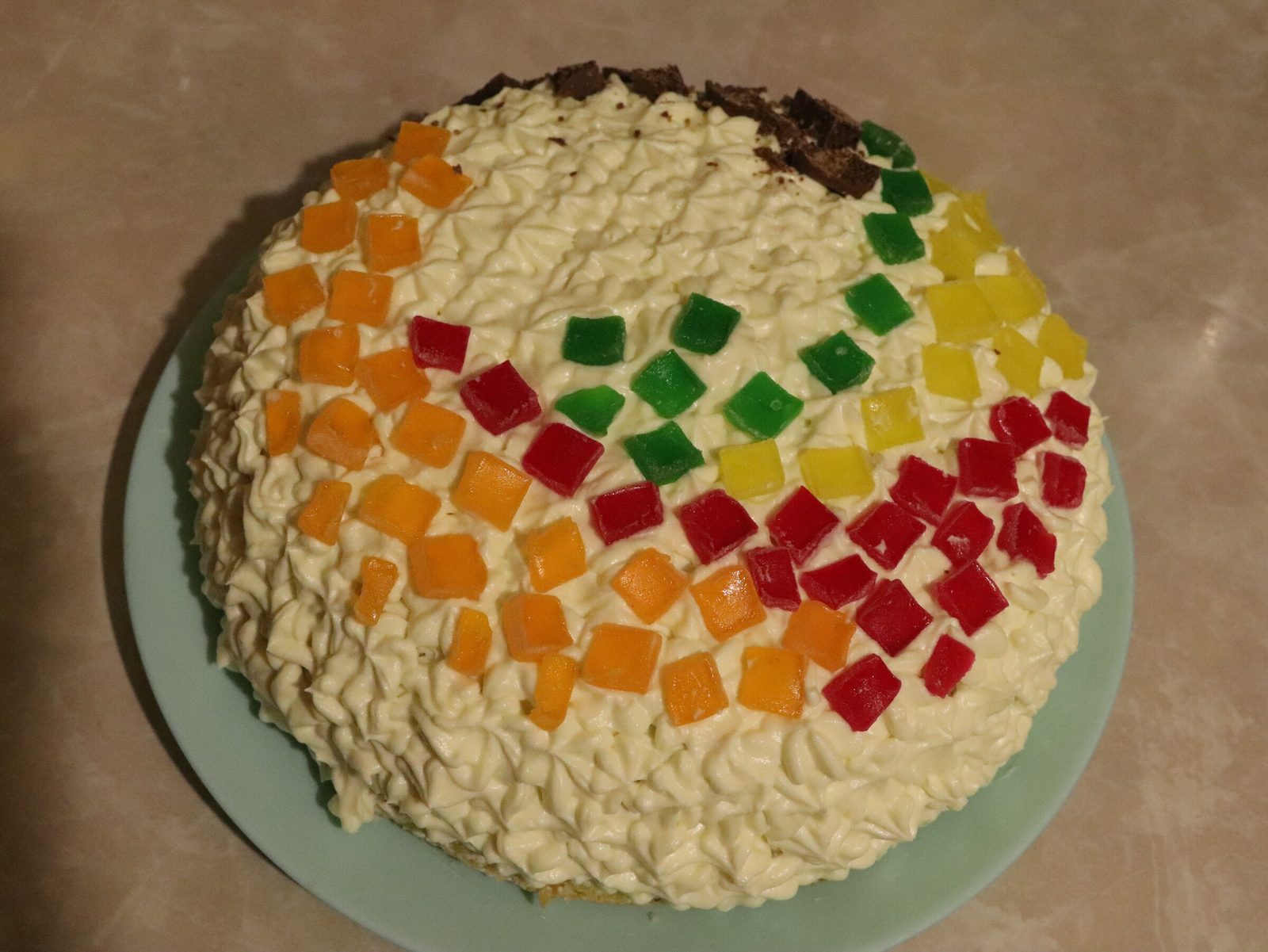Step 1. You can make a delicious homemade cake with your own hands from natural. ‘Tenderness’ cake