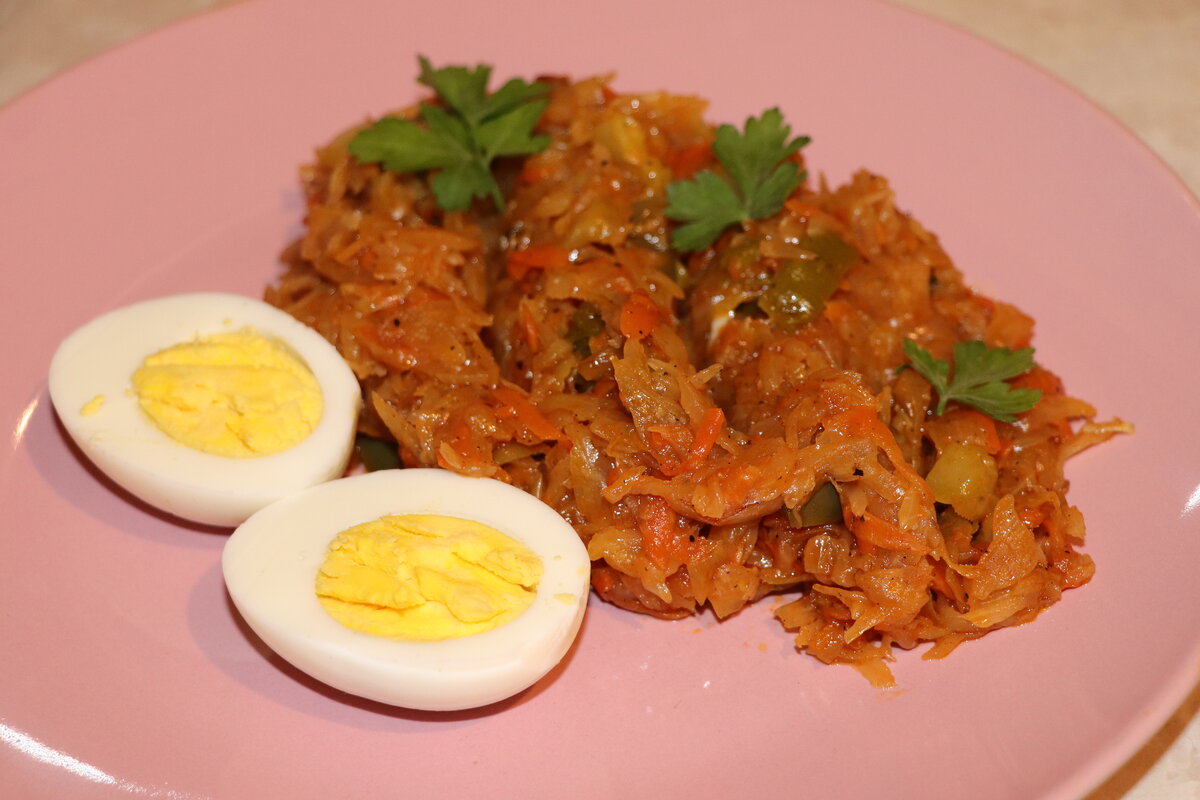 Самая вкусная тушеная капуста