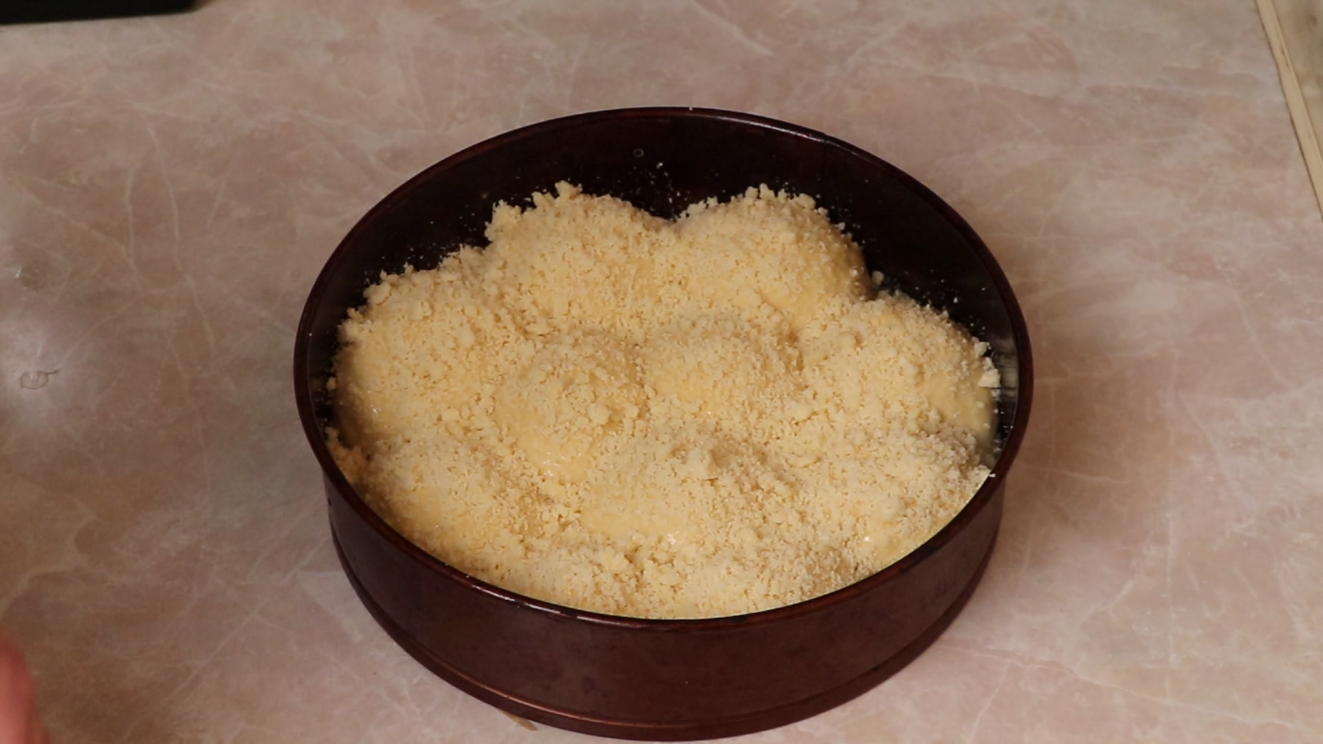 Step 5. Knead the risen dough again with your hands and form a sausage. The fluffiest buns with a sugar sprinkle
