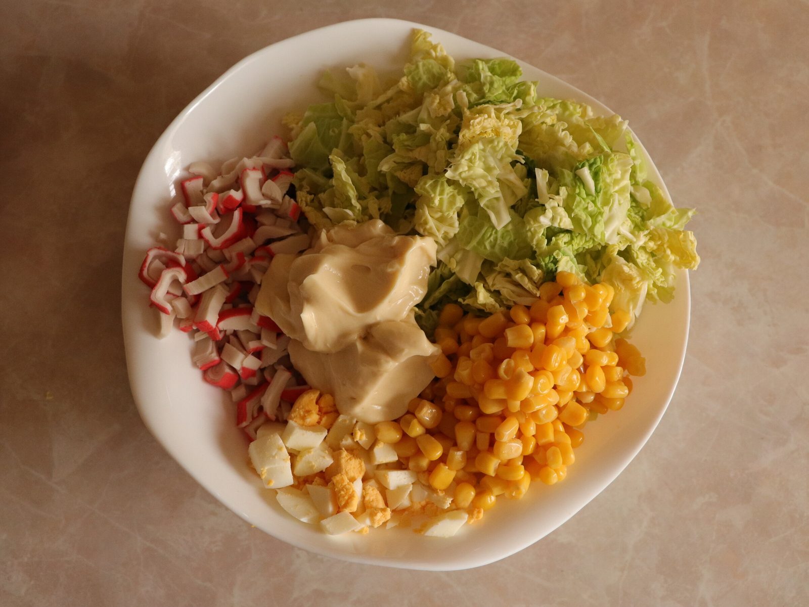 Step 2. Making a delicious fresh salad is easy. Two cabbage salads — change one thing