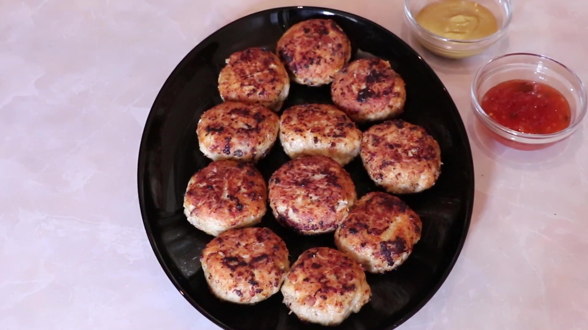 Fish cutlets the children finish first