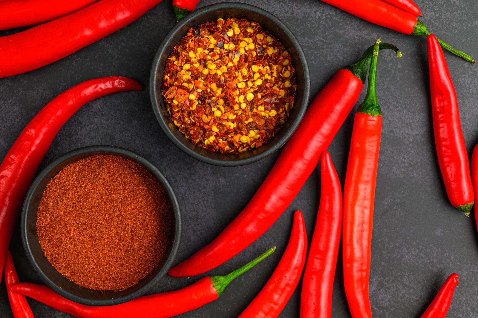A quiet jar of chilli flakes