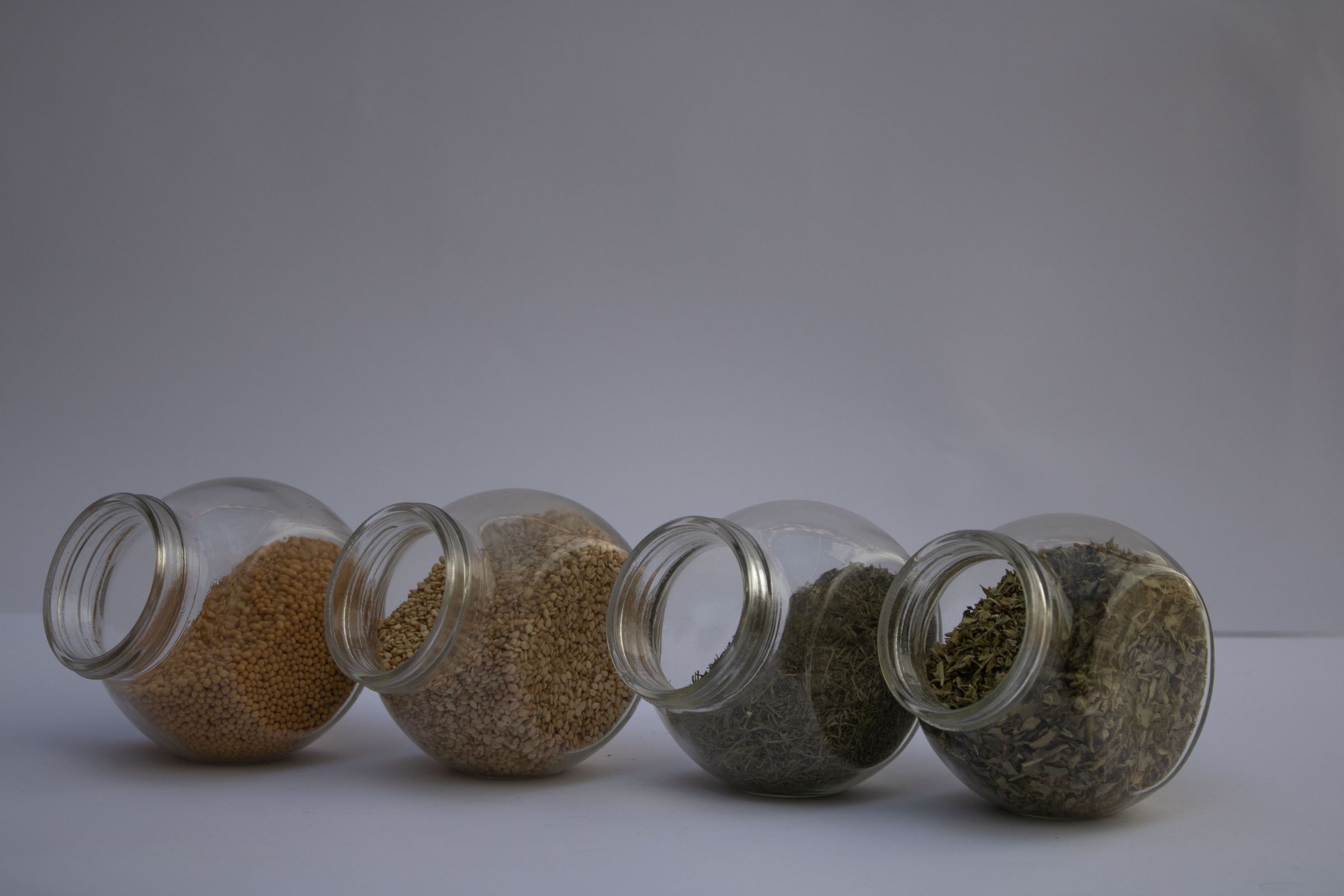 A quiet jar of oregano