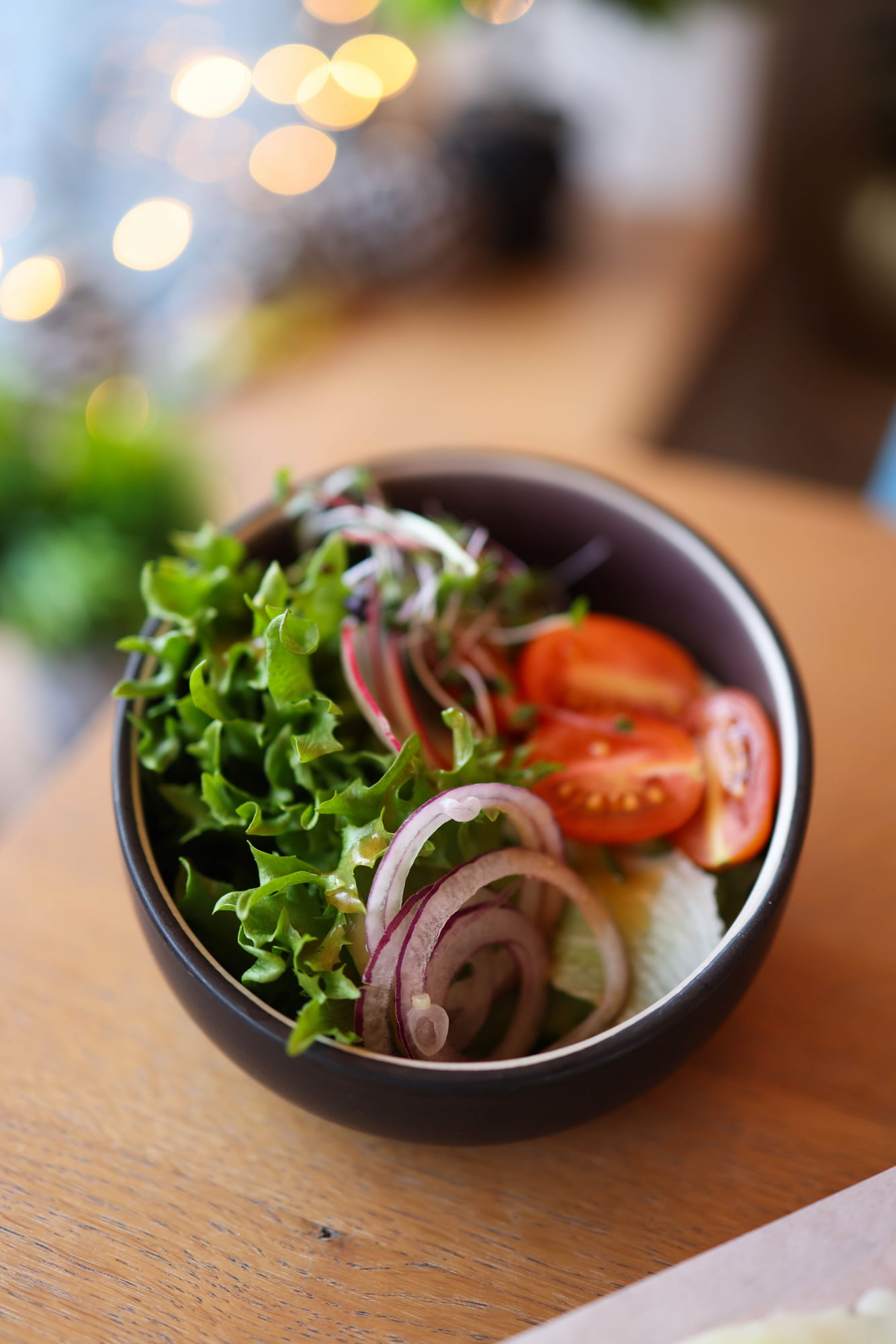 After the roast I put a quiet salad on the side