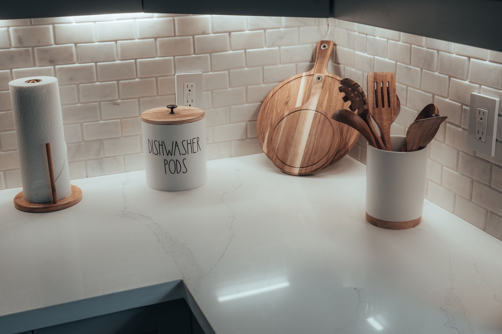 I leave the kitchen quiet at night