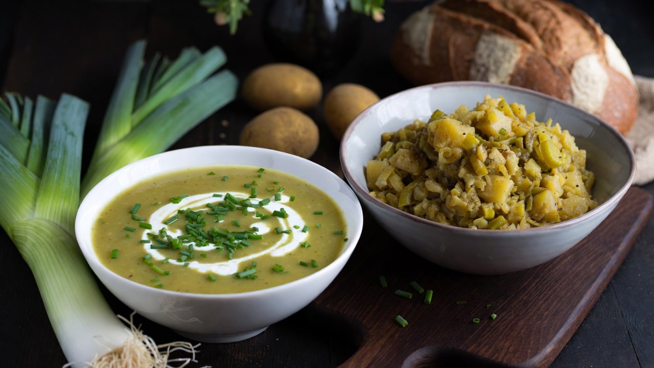 Суп из лука-порея с картошкой: гладкий или с кусочками