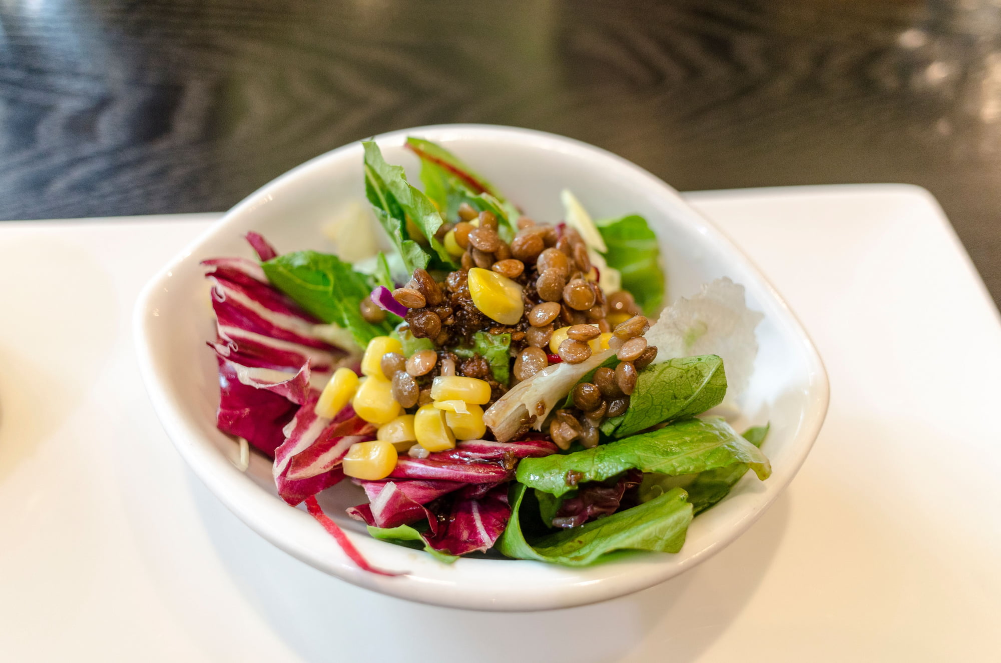 Leftover cooked lentils — into tomorrow’s salad, not bin