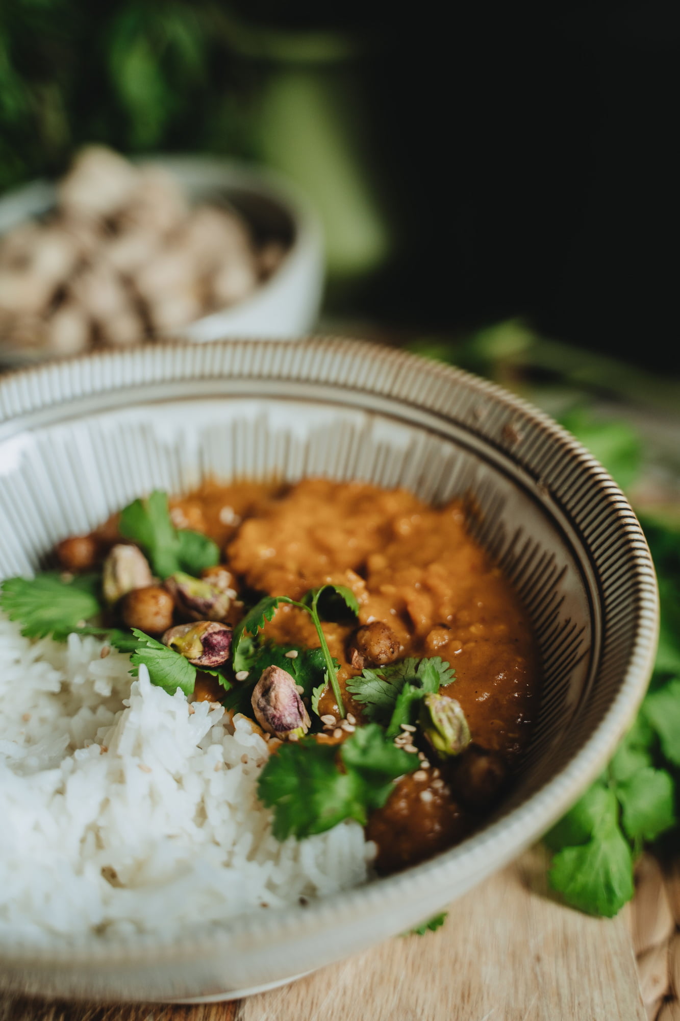 Leftover cooked red lentils — tomorrow’s dal pan