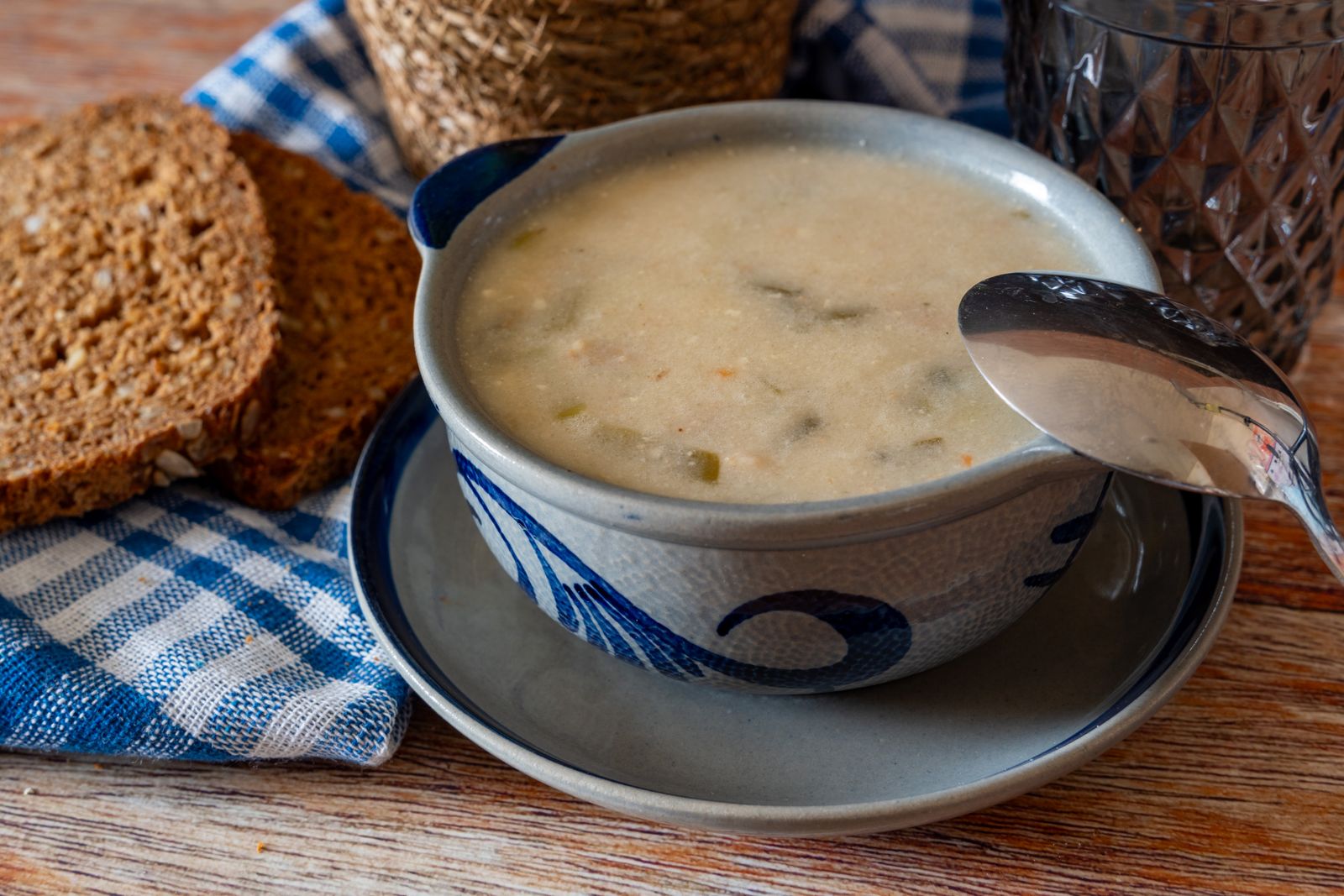 Leftover cooked spelt — tomorrow’s soup thickener