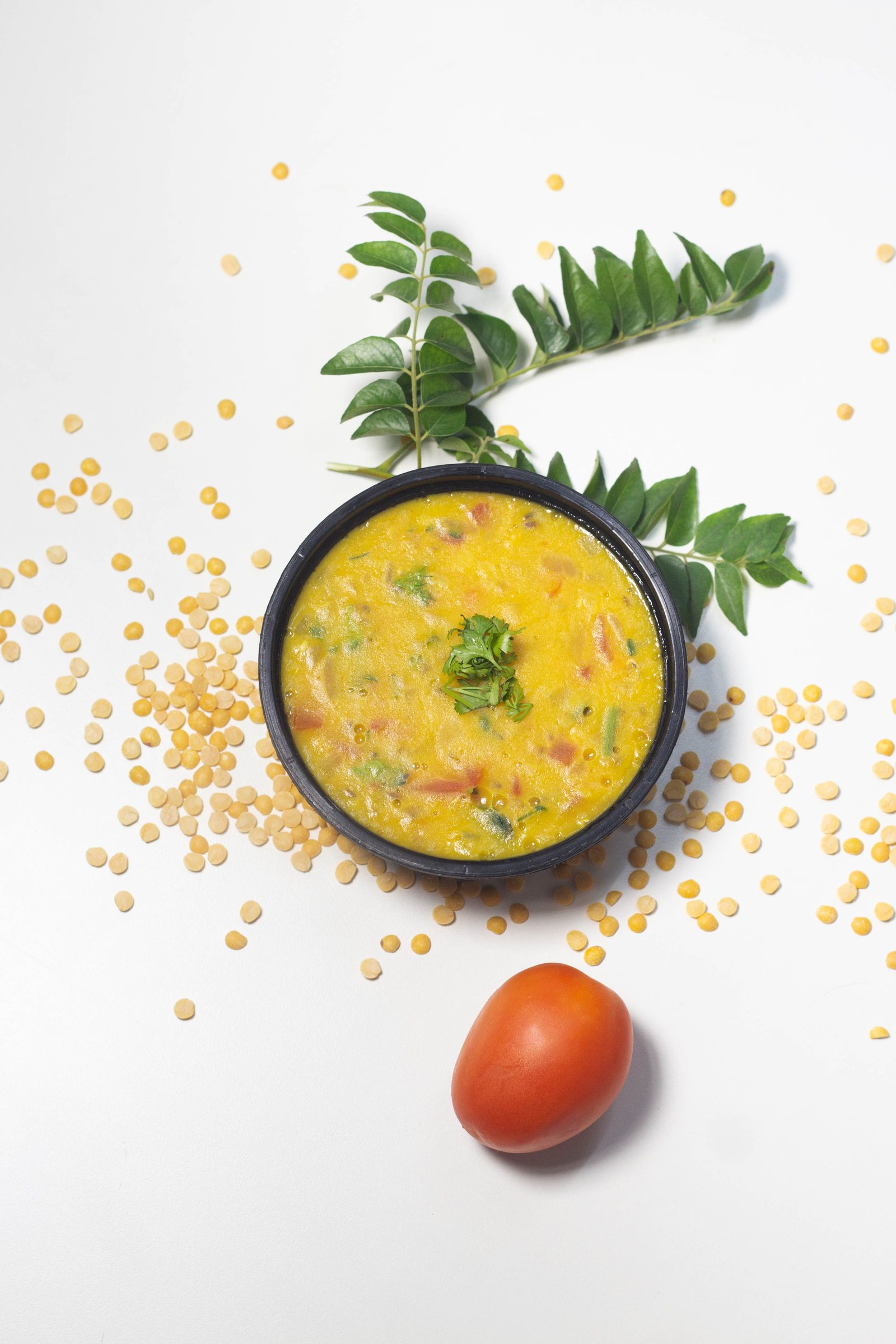 Leftover cooked yellow split peas — tomorrow’s soup