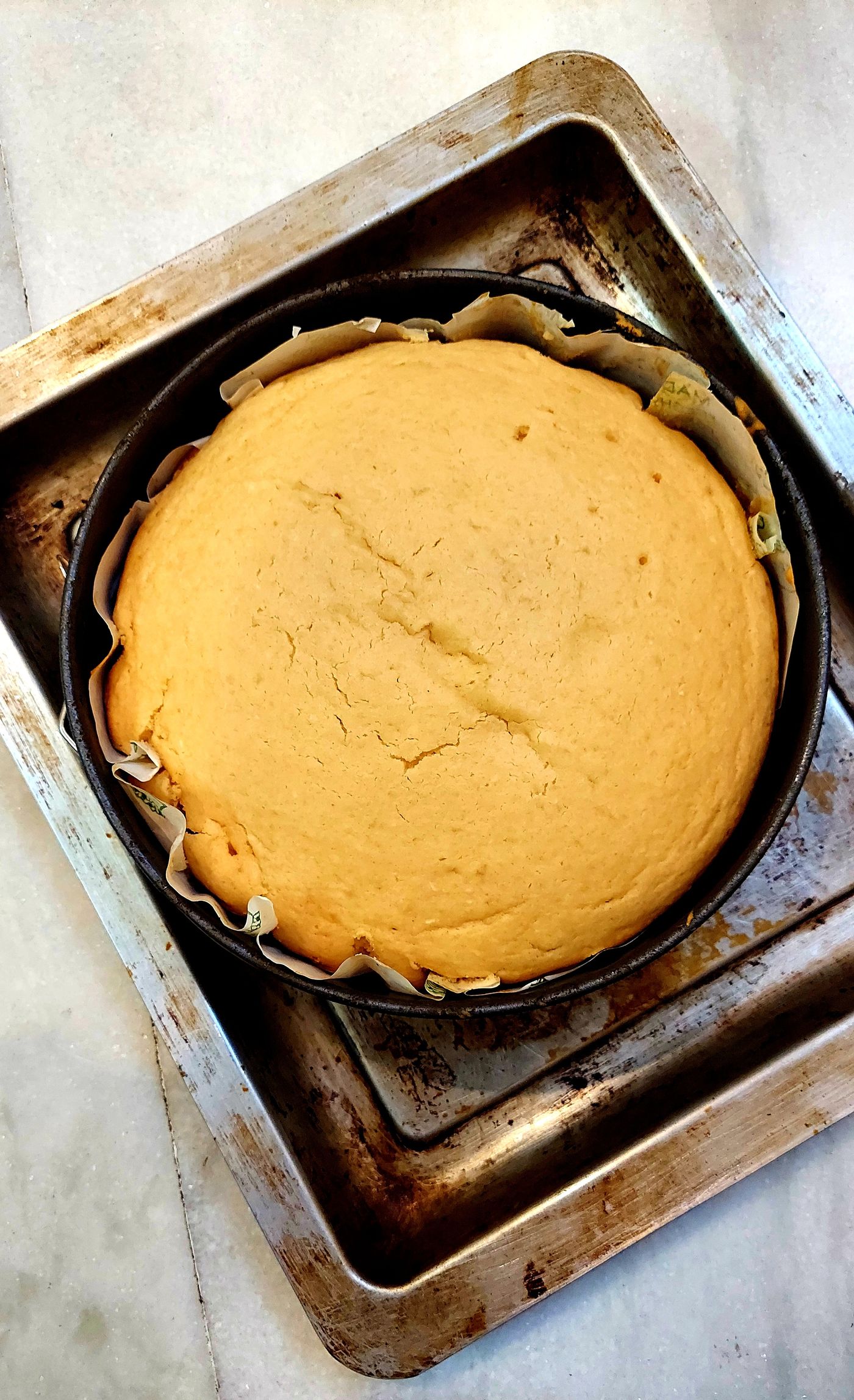 Why I line the tin with baking paper, not just grease