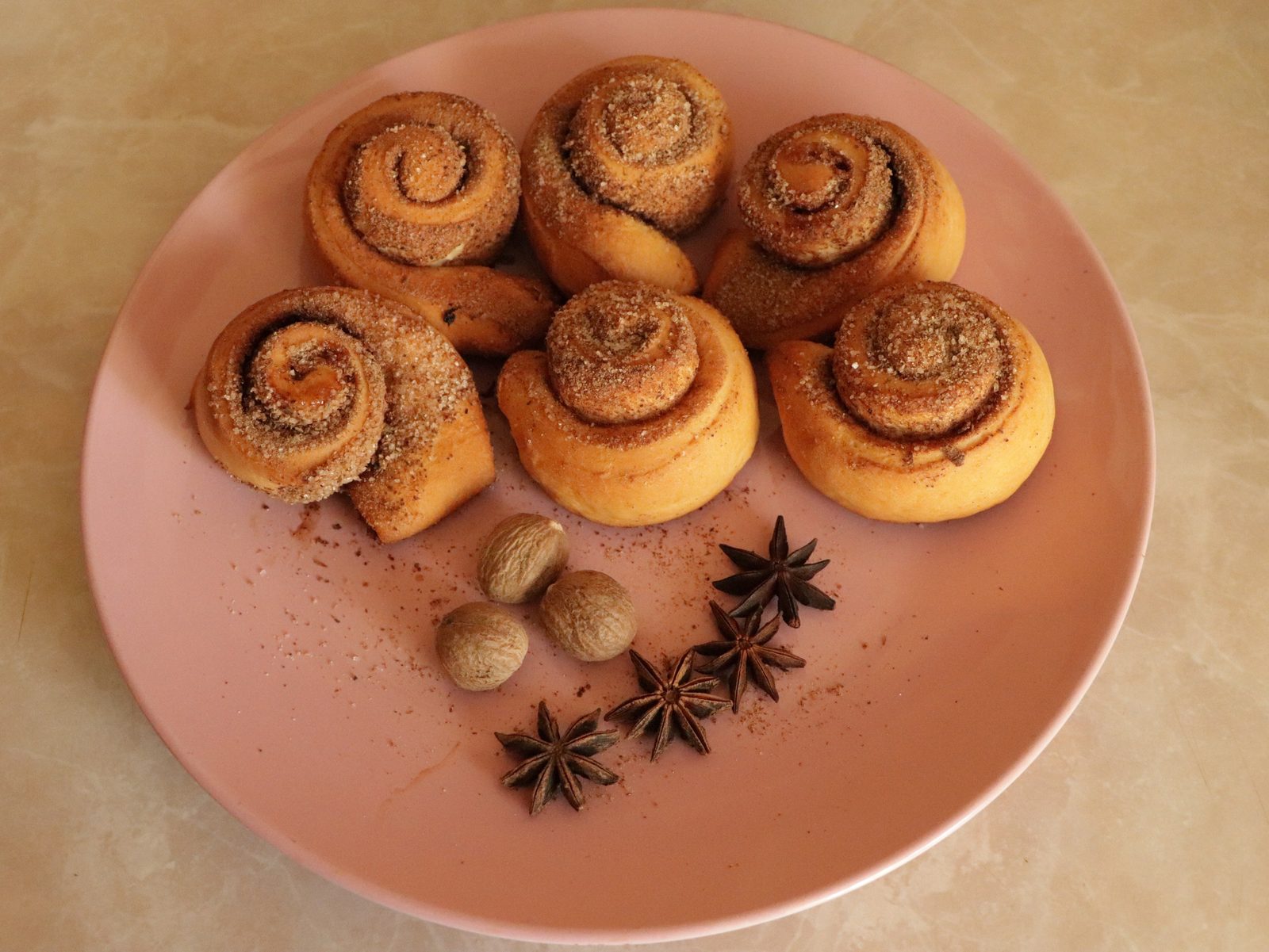 Step 1. Prepare the dough. Enriched cinnamon roses