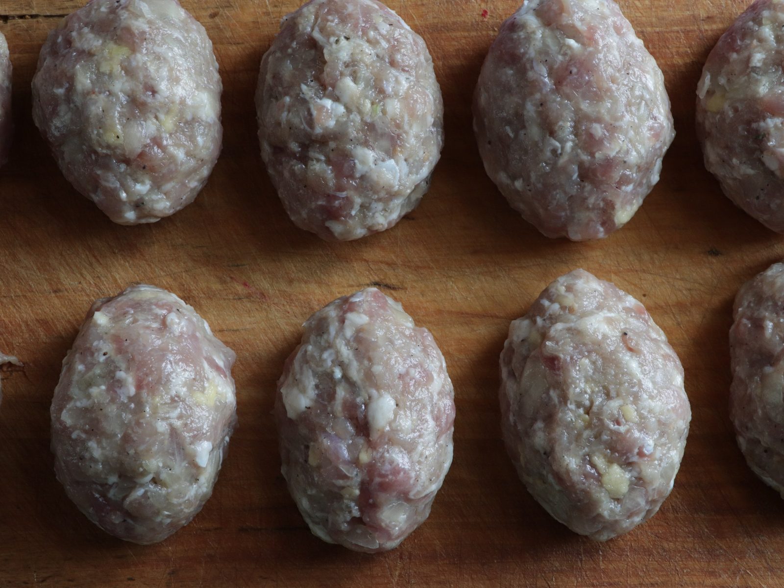 Step 4. You can bread it with regular flour. Juicy pork rissoles