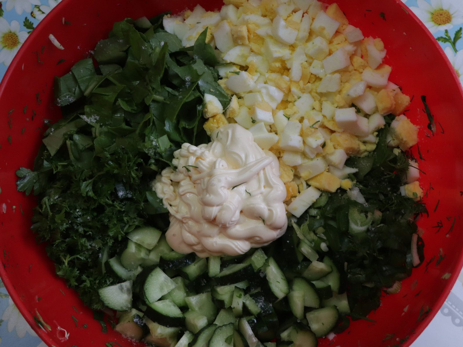 Step 1. The recipe is very simple. Vitamin salad